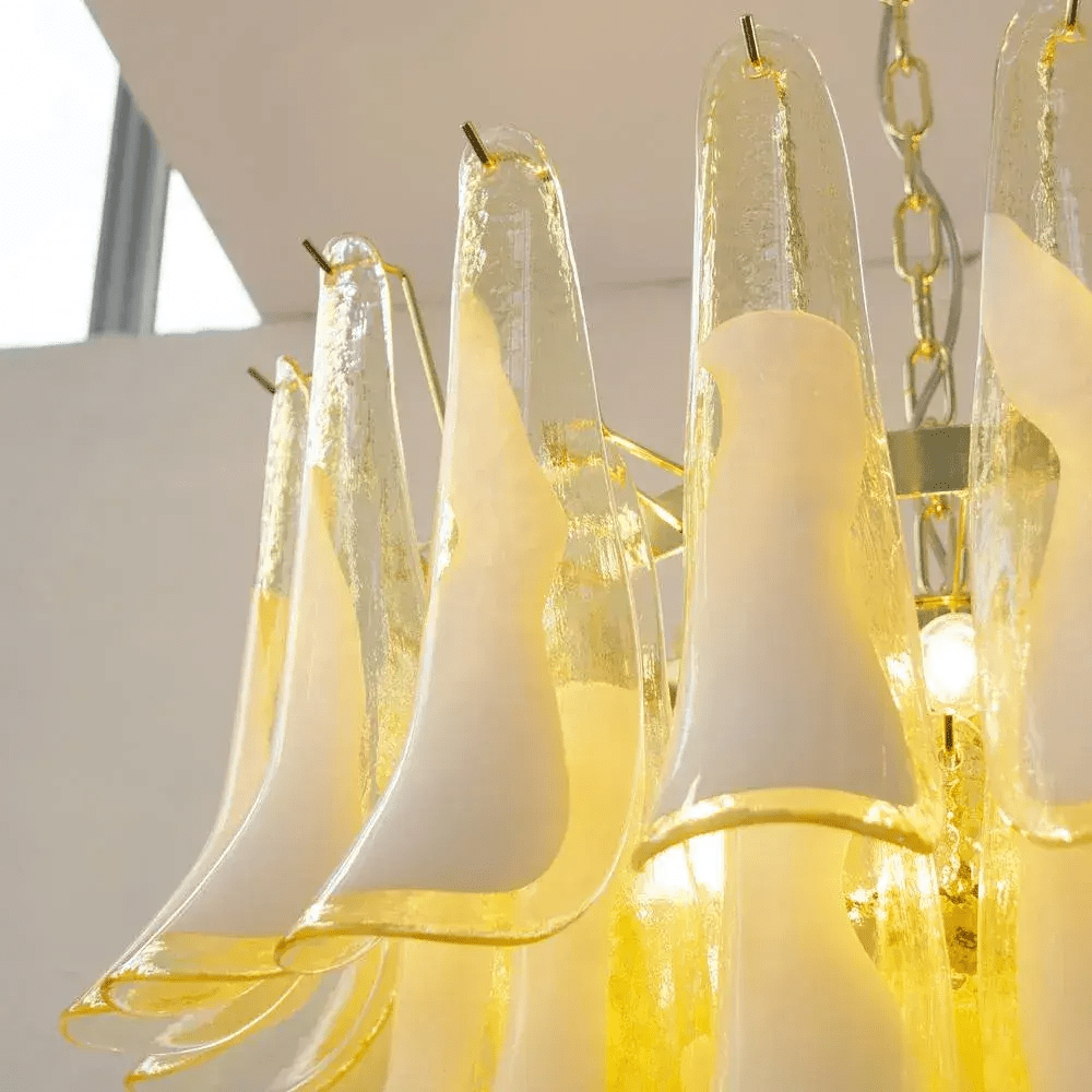 Aurora Chandelier Murano Glass Tiered Italian - Neutralighting