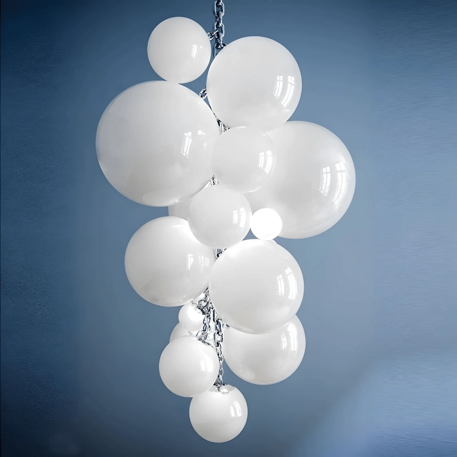 Aurora Chandelier Murano Glass Grape Cluster Art Deco - Blowlighting