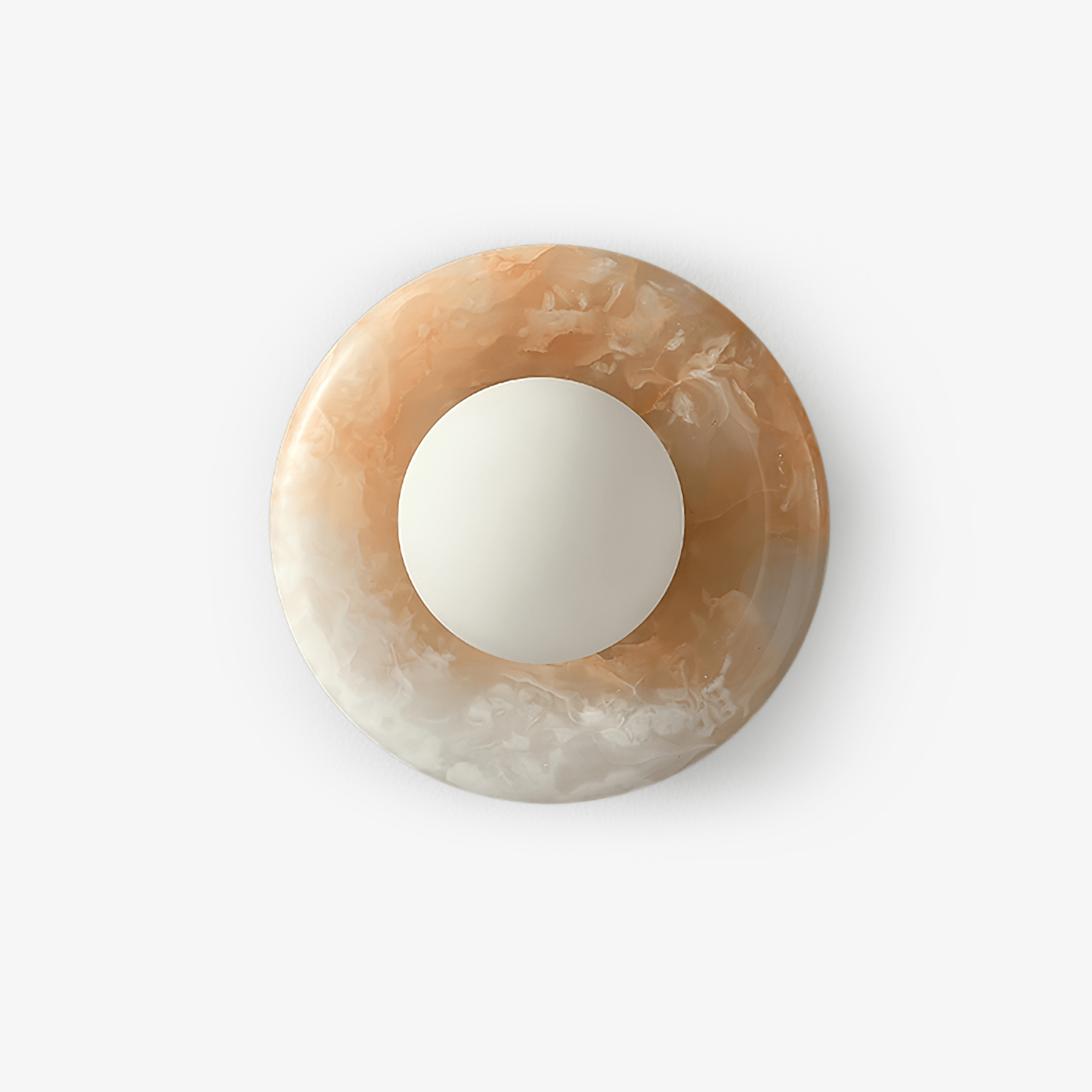 Amber Vintage Marble Wall Light - Blowlighting