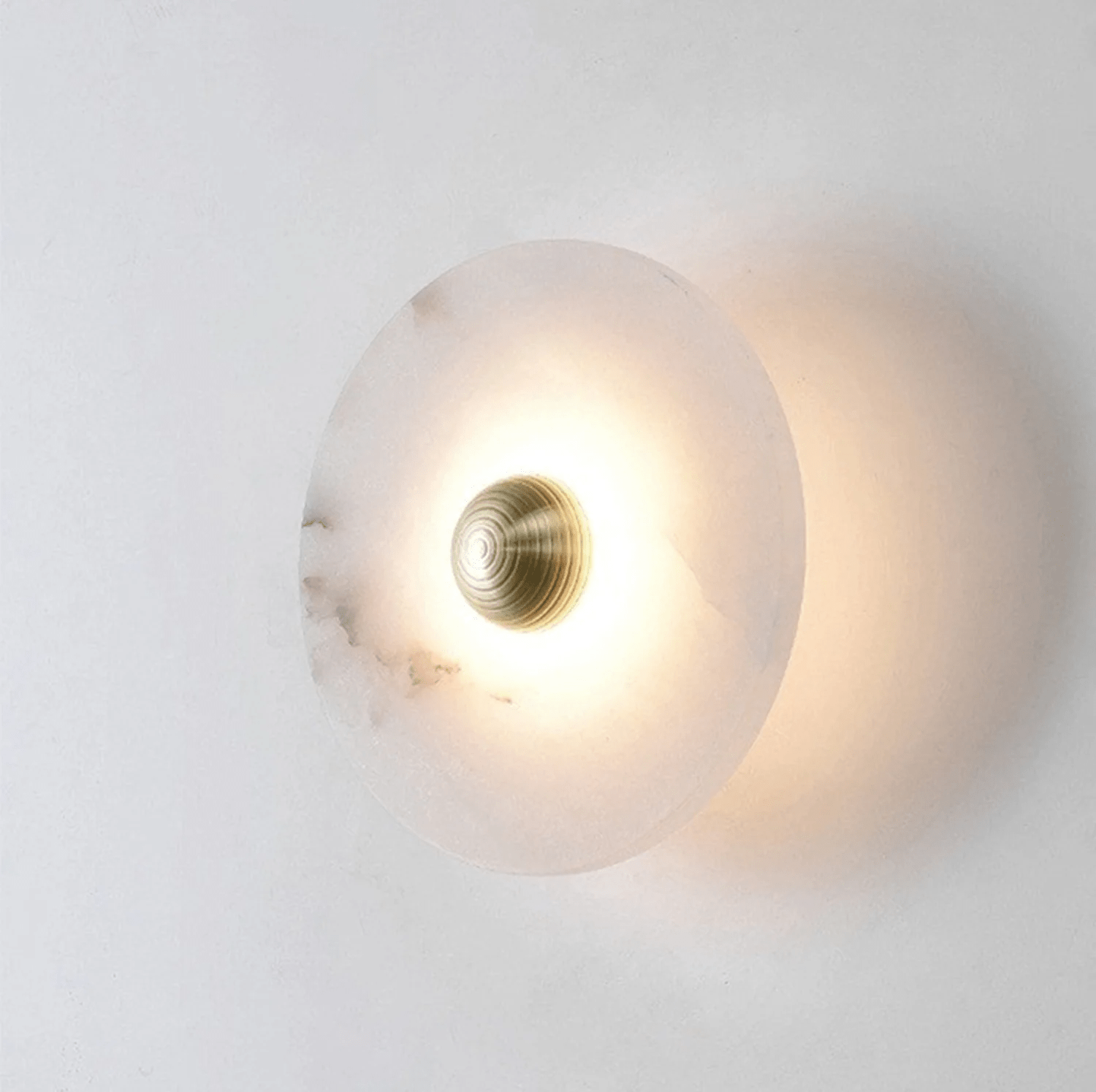 Selene Minimalist Alabaster Ceiling Light - Blowlighting
