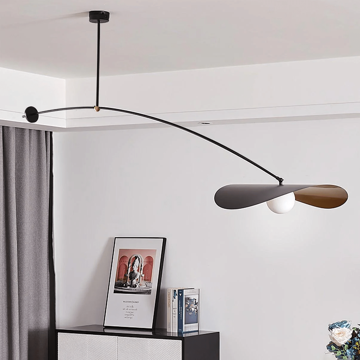 Arcflow Dynamic Metal Curve Pendant Light - Blowlighting