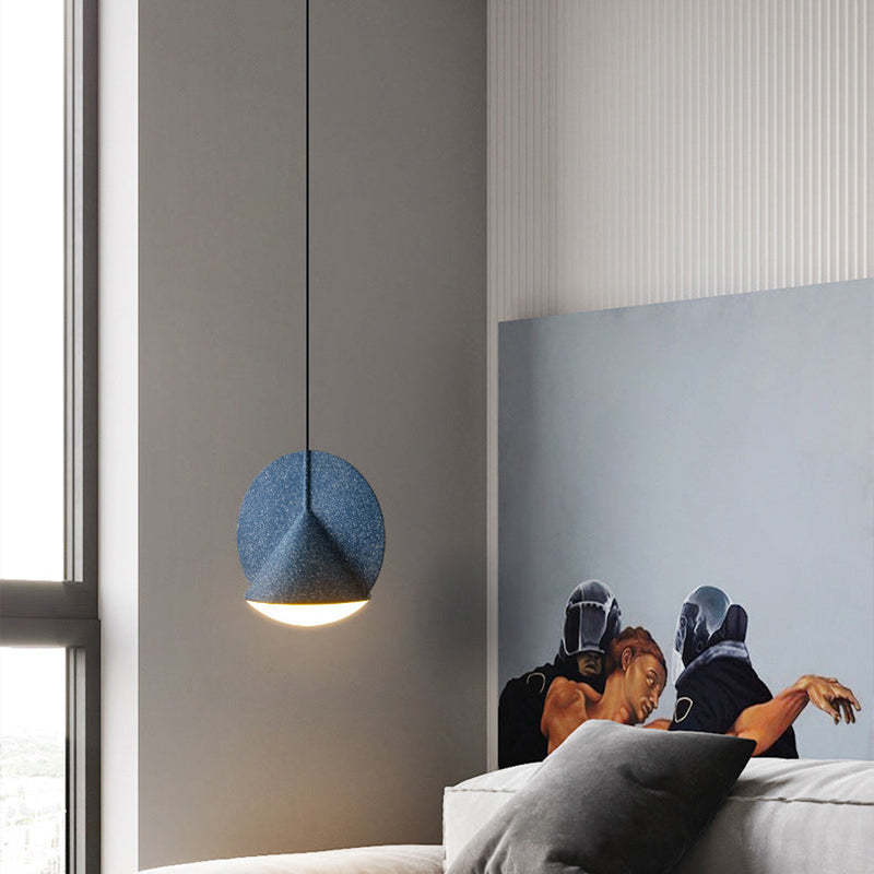 Valentina Moderno Minimalismo LED Lampada a Sospensione Grigio/Blu/Giallo Camera da Letto/Sala da Pranzo