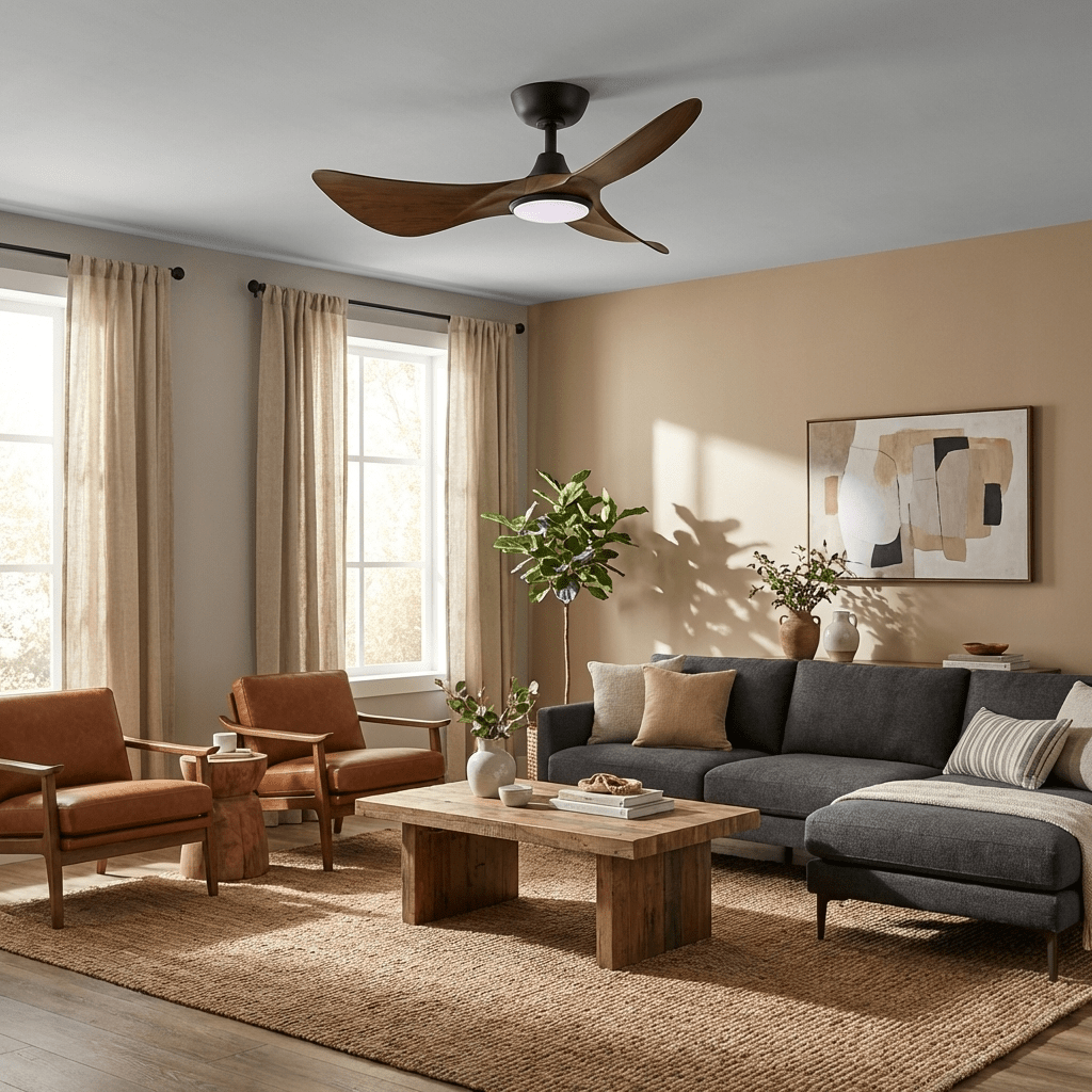 Ventilatore da Soffitto Finn con Luce a LED integrata