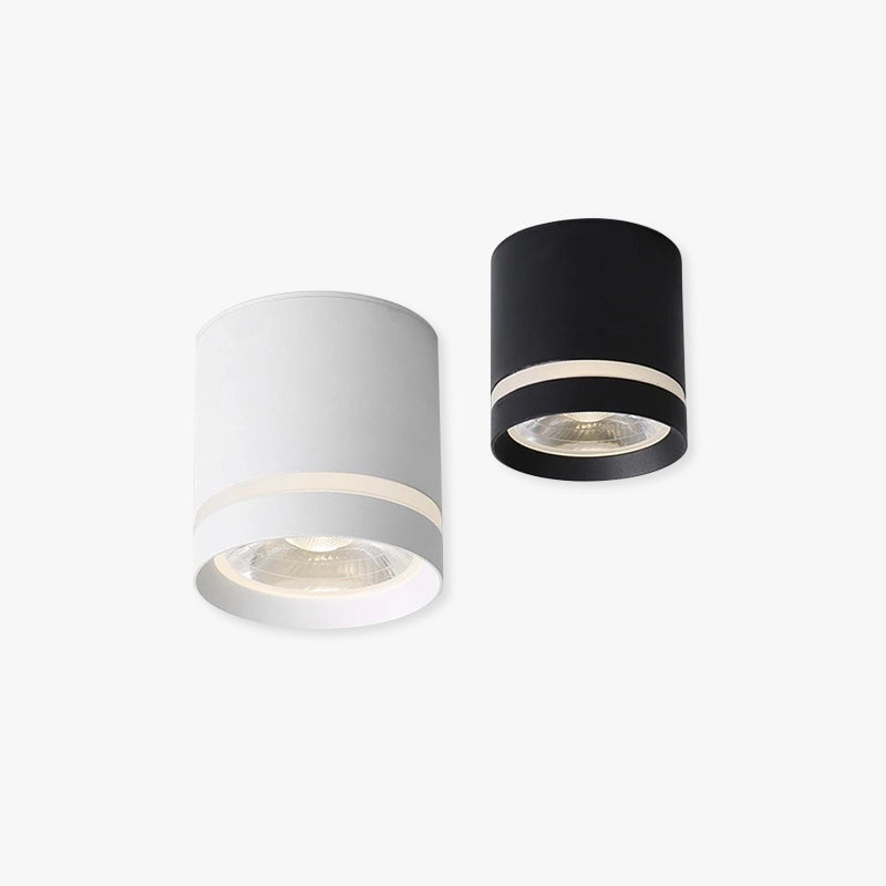 Arisha Moderna LED Minimalismo Piccolo Plafoniera Metallo Bianco/Nero Camera da Letto/Soggiorno