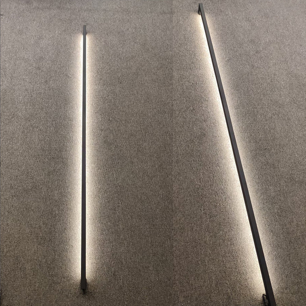 Arisha Moderno Minimalismo Lineare LED Applique Metallo Acrilico Nero Soggiorno/Camera da Letto/Corridoio