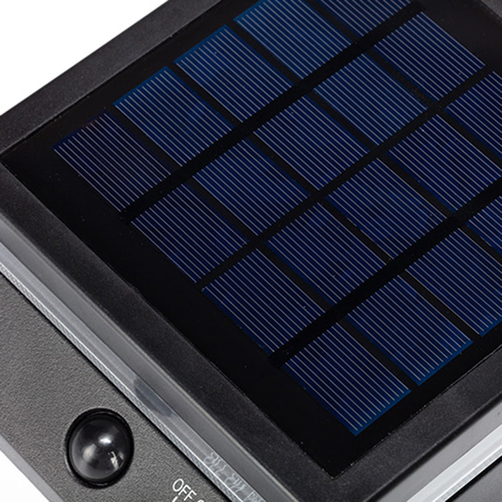 Ray Moderno Sensore ad Angolo Retto Applique da Esterno ad energia Solare