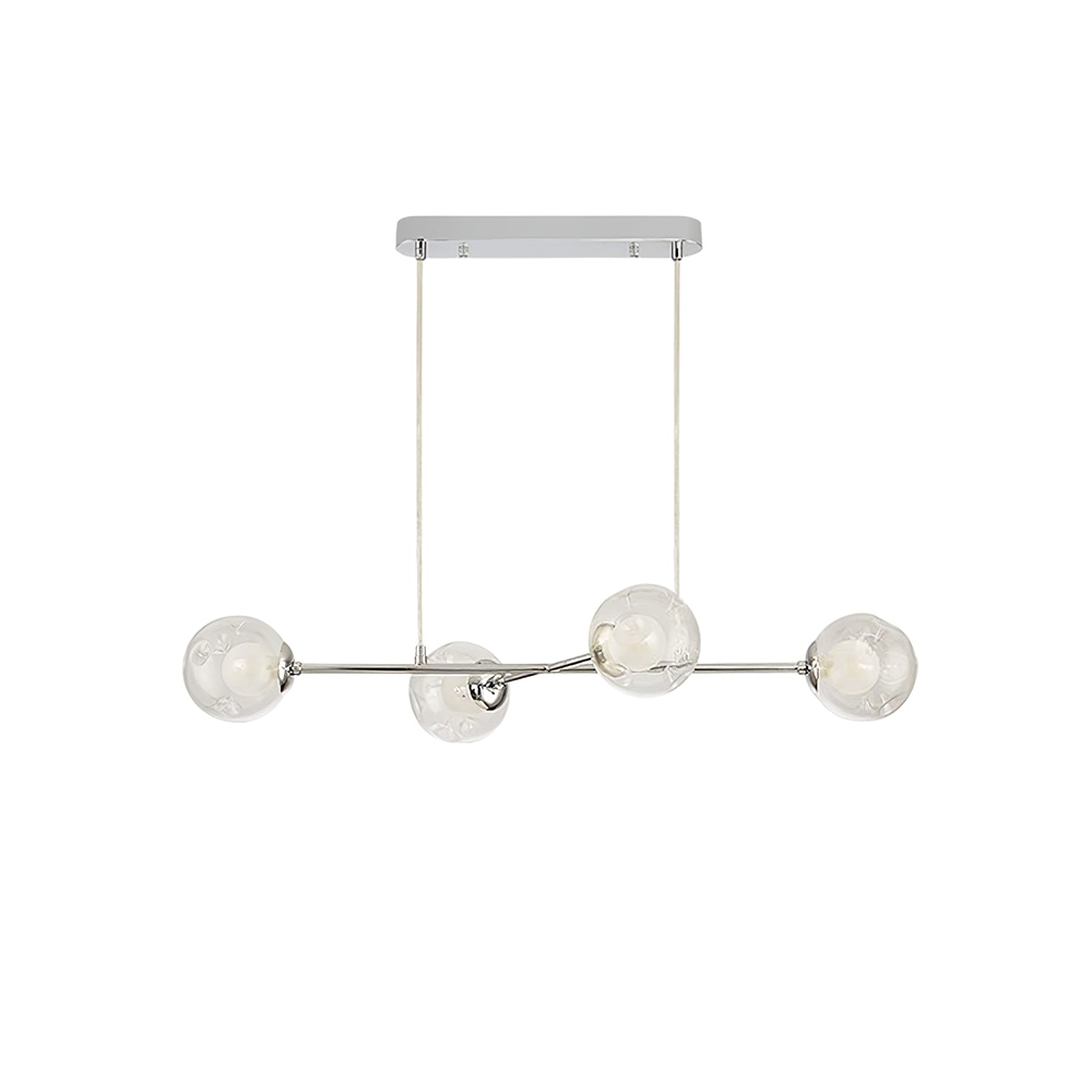Valentina Nordico Bauhaus Lampadari Metallo Vetro Soggiorno