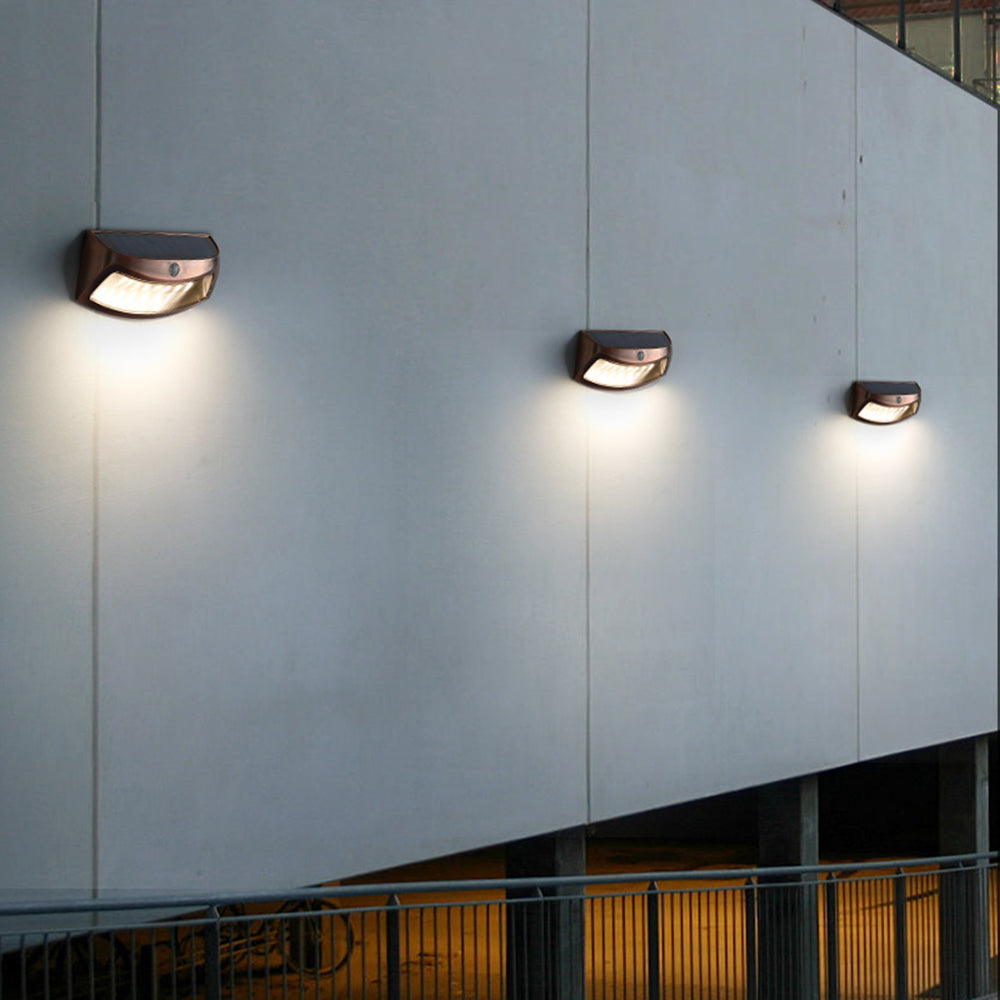 Ray Moderno Semplice Trapezoidale Metallo Lampade da Esterno Giardino