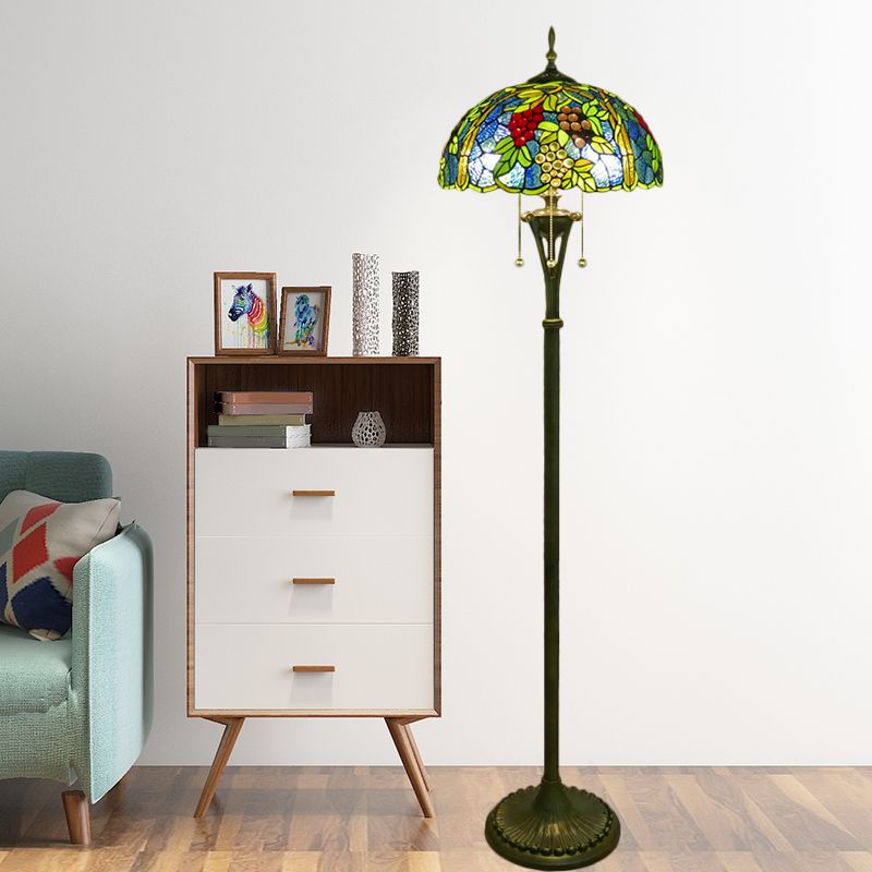 Silva Vintage LED Bellissimo Lampade da Terra Metallo VetroSoggiorno/Camera da Letto/Sala Studio