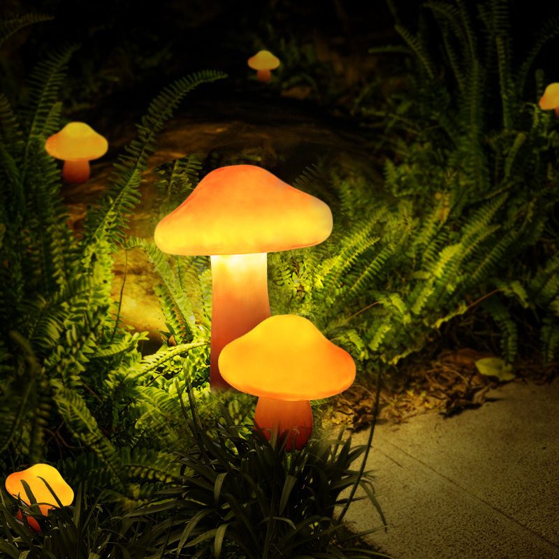 Ray Funghi Luce  Terra Esterna, Cablata /Solare, Arancione