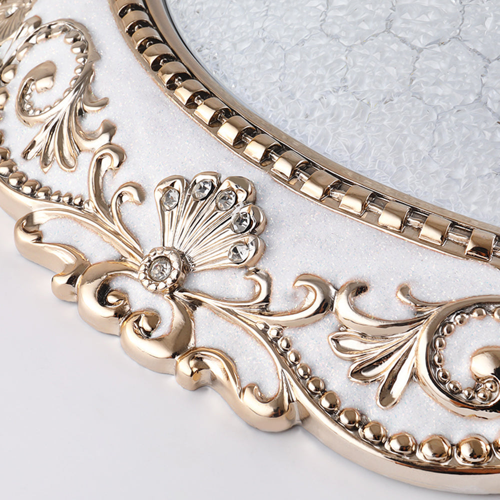 Arisha Vetro Rotondo Tradizionale Plafoniere Soggiorno