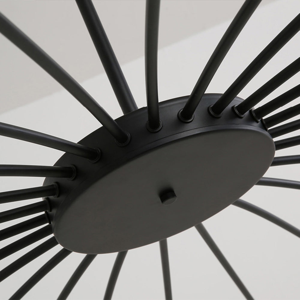 Evette Moderno LED Urbano Lambada a Sospensione Bianco/Nero Metallo Soggiorno/Camera da Letto