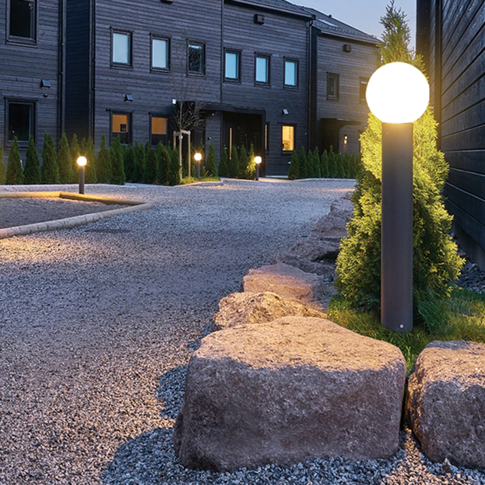 Ray Moderno LED Circolare Porta Metallo Lampade da Esterno Giardino