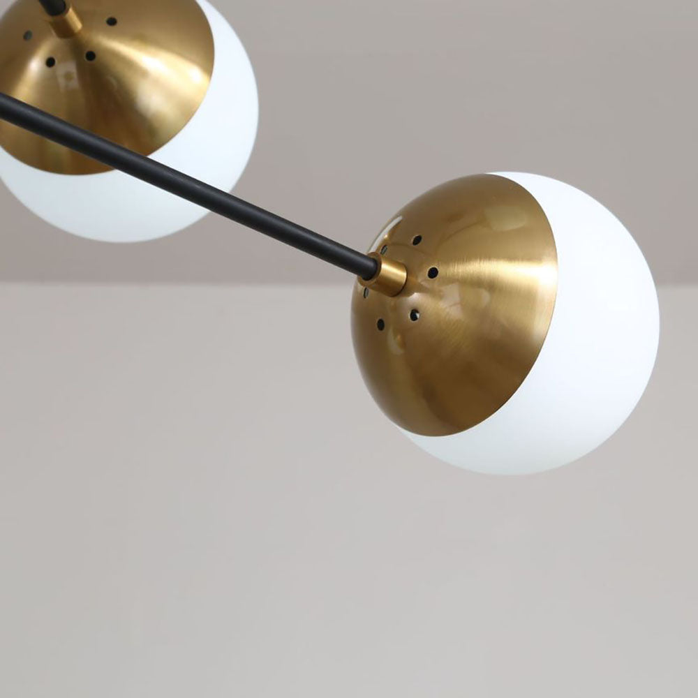 Valentina Moderni LED Lampade a Sospensione Metallo/Vetro Oro Multi Globo Soggiorno/Camera da Letto
