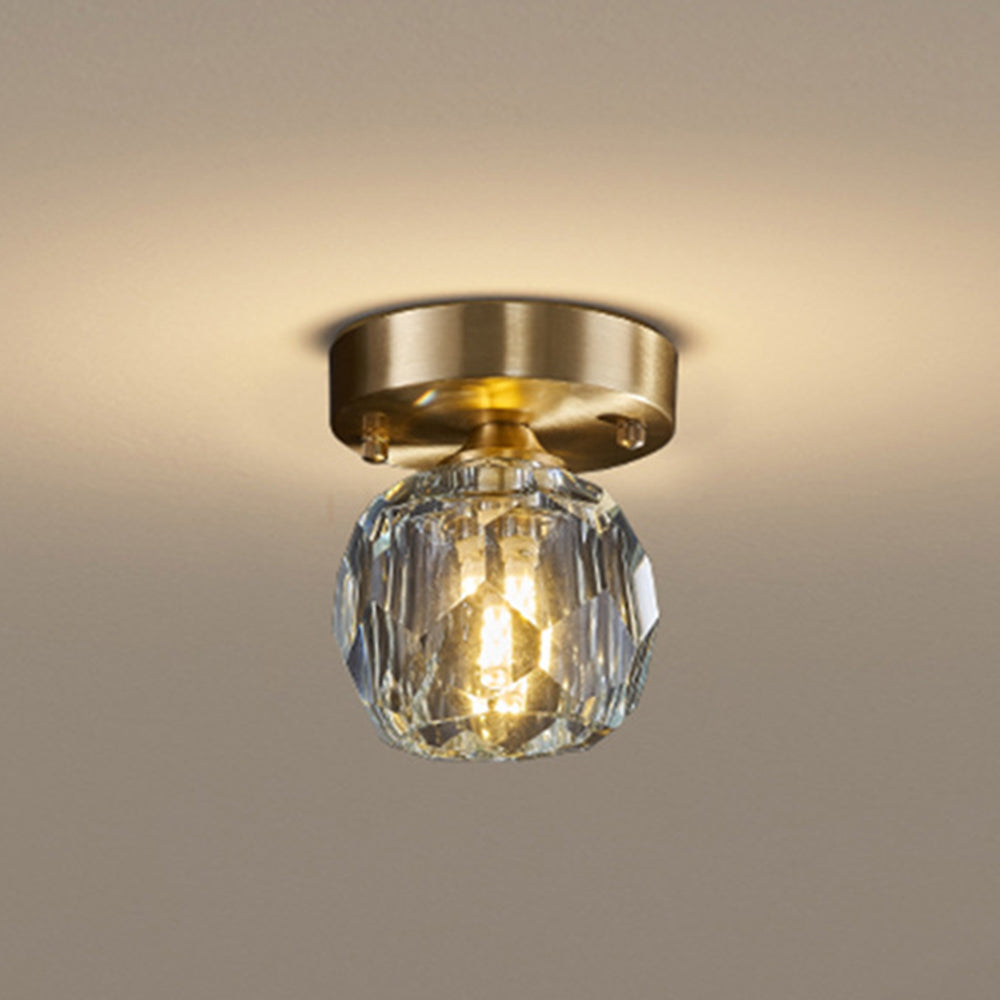 Kristy Classico LED Design Piccolo Diamante Lusso Plafoniere Metallo/Acrilico Ore Soggiorno/Camera da Letto