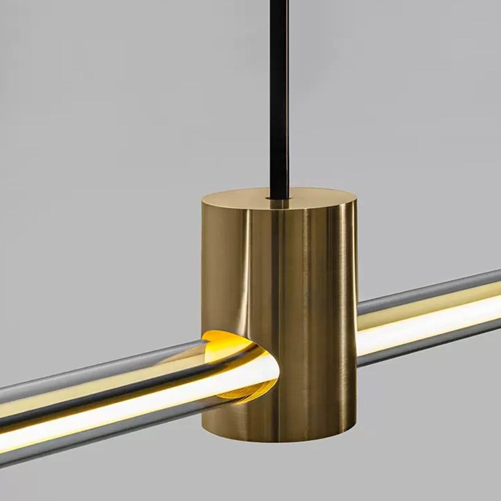 Arisha Minimalista LED Lampade a Sospensione Metallo/Acrilico Lineare Sara da Pranzo/Bar