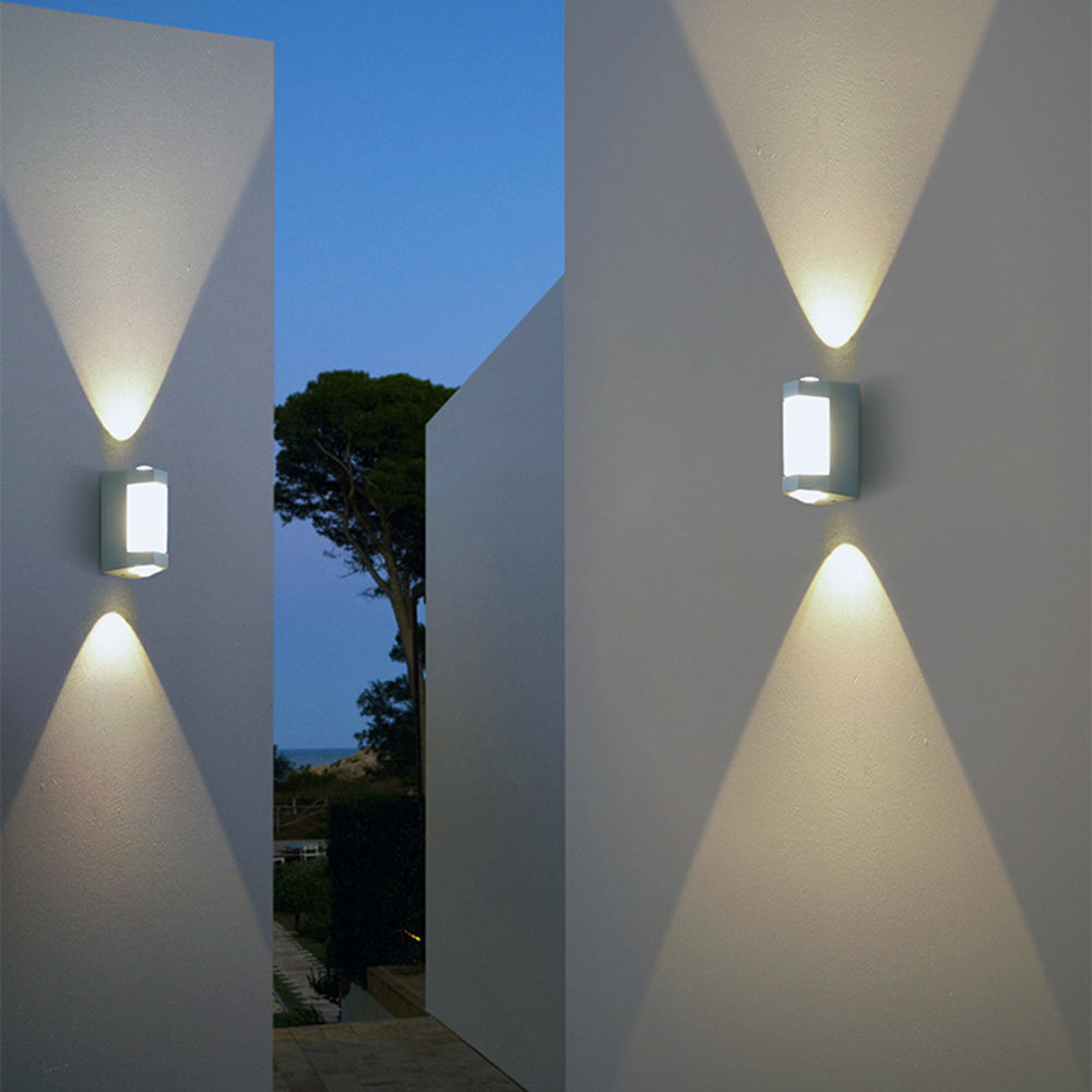 Ray Nordico Su Giù Acrilico Applique da Esterno Giardino