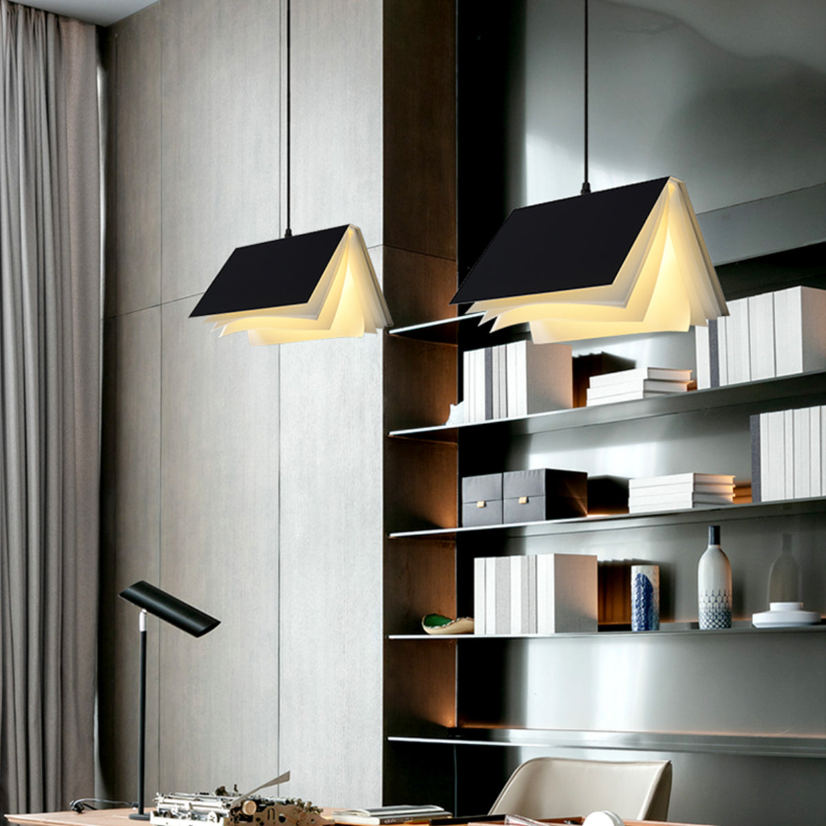 Arisha Creative Libro Metallo Plastica Lampade a Sospensione Camera da Letto