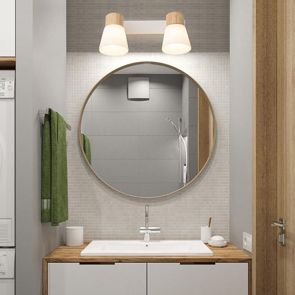 Muto Nordica Seminterrato Legno Vetro Applique