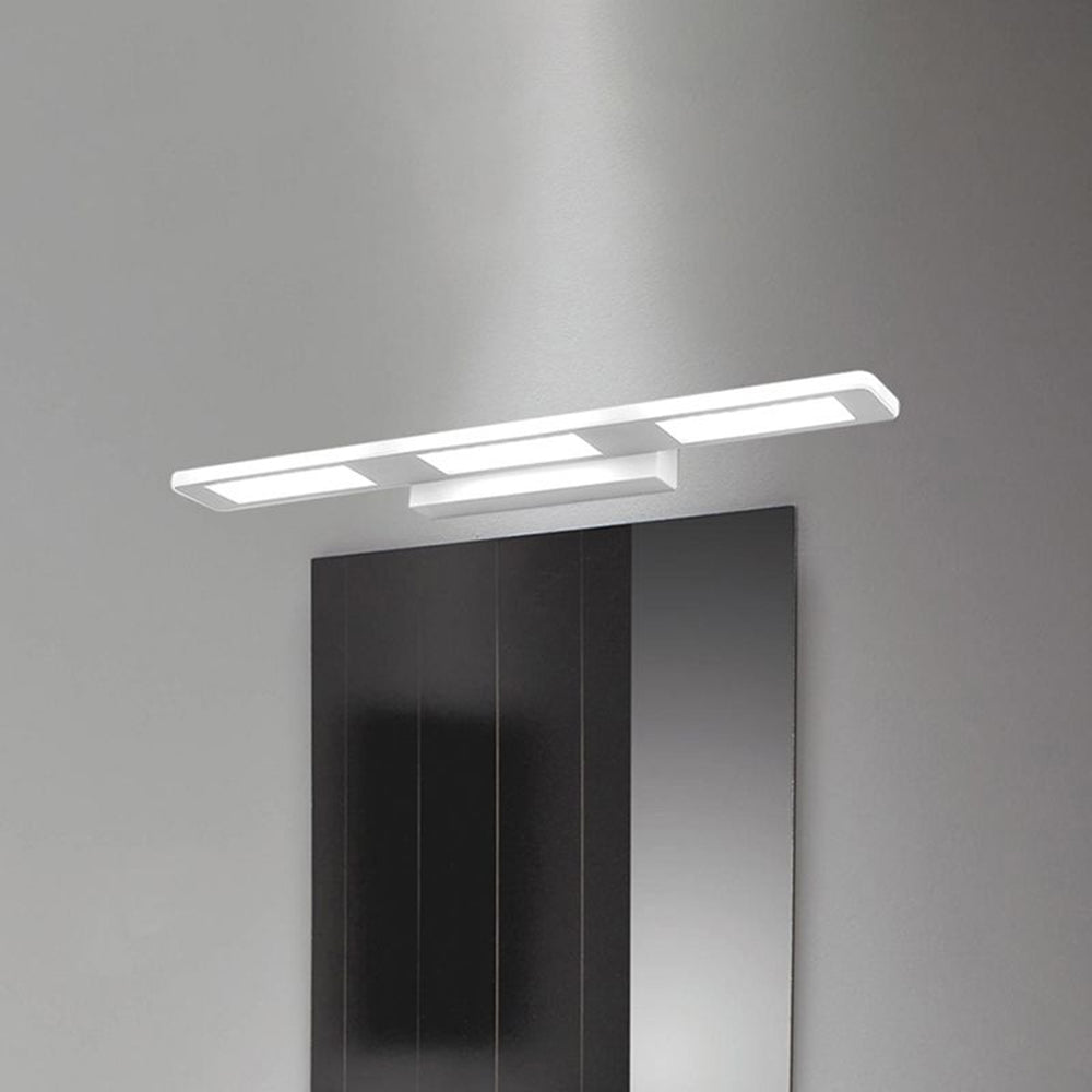 Arisha Moderno LED Applique Molto Luminose Rettangolare Metallo Acrilico Bianco Bagno/Soggiorno/Camera da Letto