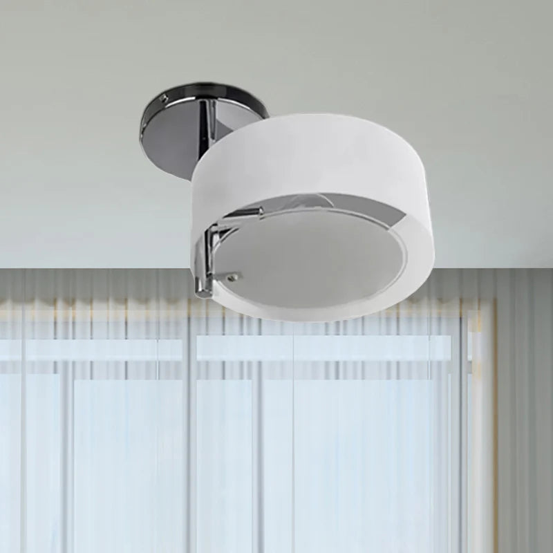 Arisha Moderno Tondo Acrilico Vetro Plafoniere Corridoio