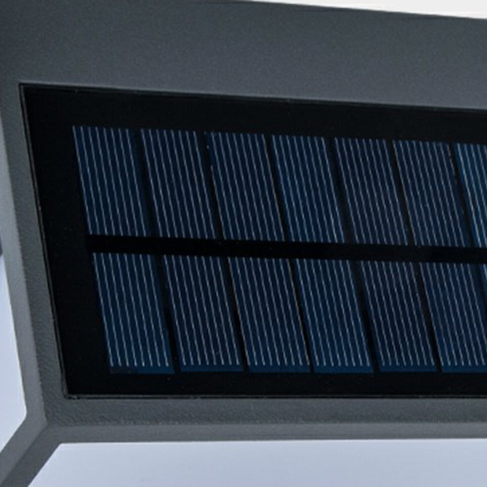 Ray Moderno Sensore Rettangolare Applique da Esterno a Energia Solare