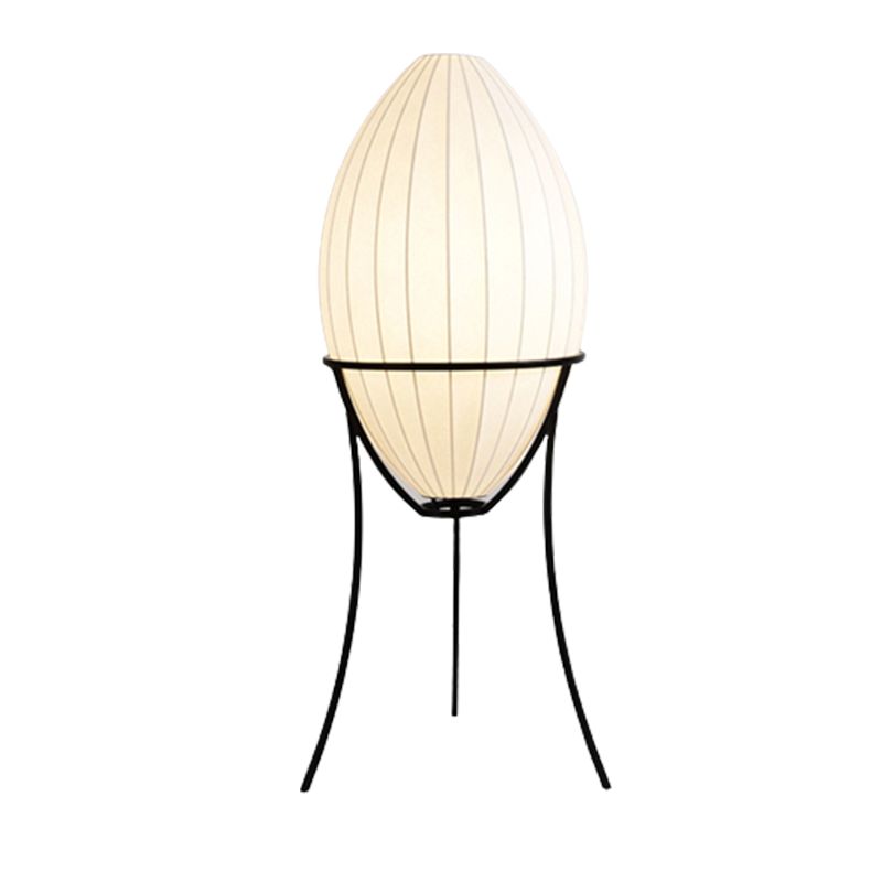 Ritta Moderne LED Lampade da Terra Forma Uovo Tessuto Artificiale/Metallo Soggiorno