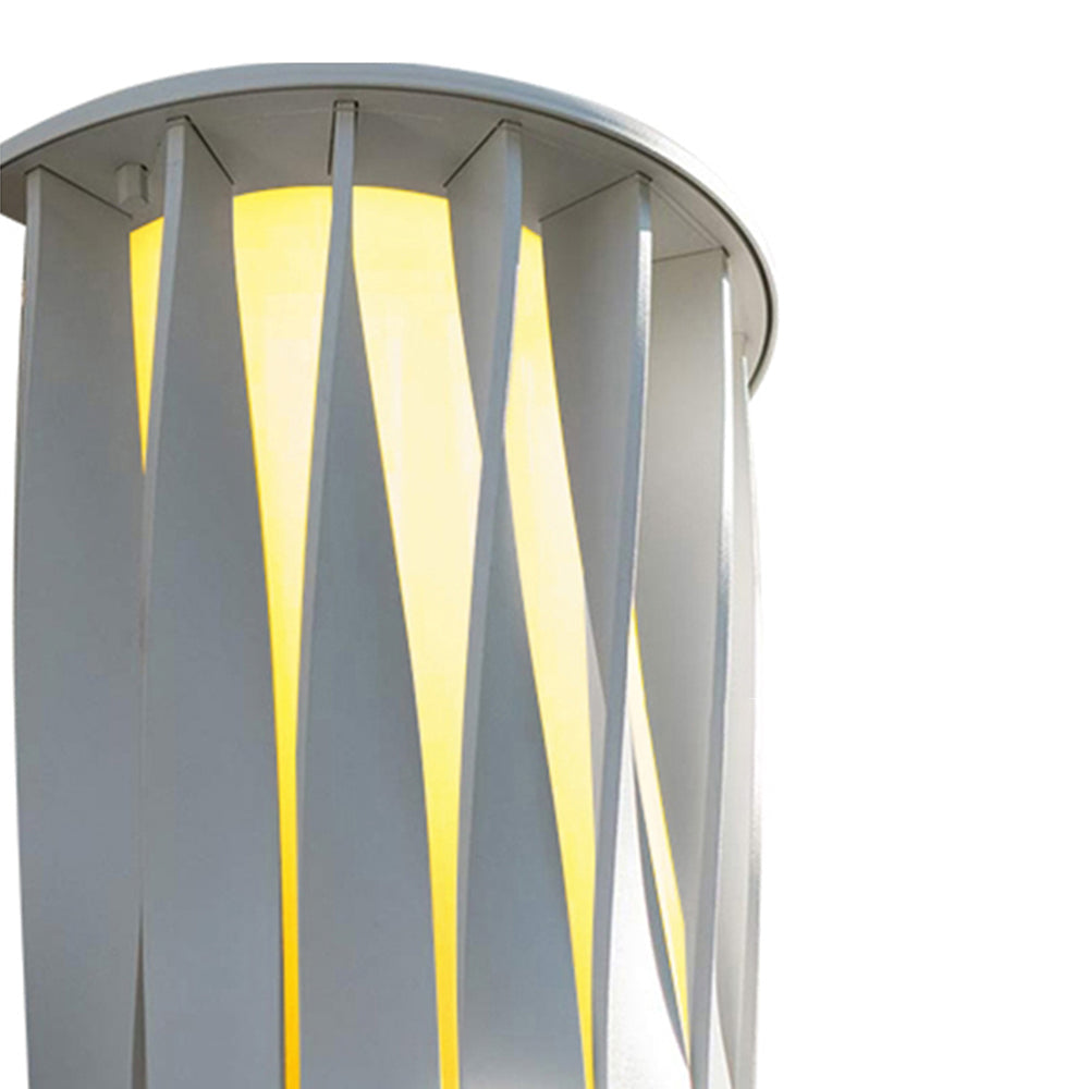 Ray Designer Semi Cilindrico Acrilico Applique da Esterno