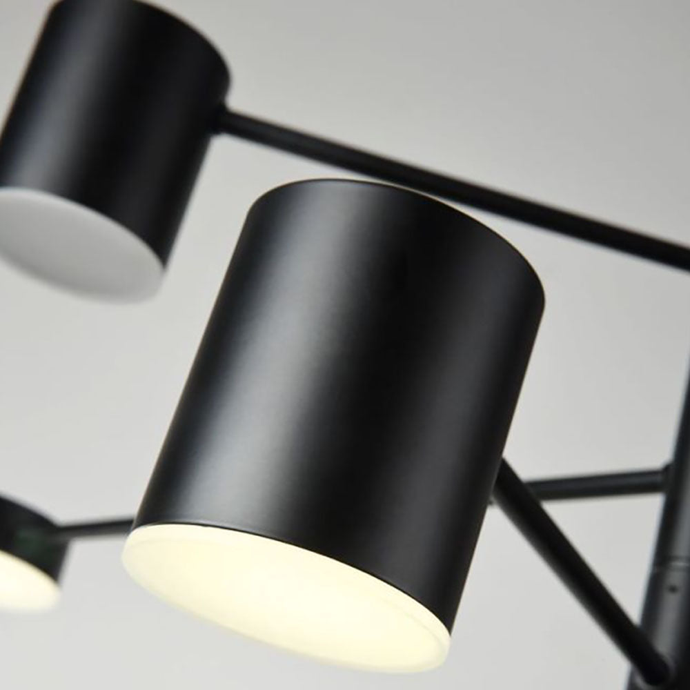 Weiss Industriale Moderni LED Lampade a Sospensione Filiale Metallo Nero/Oro Soggiorno/Camera da Letto