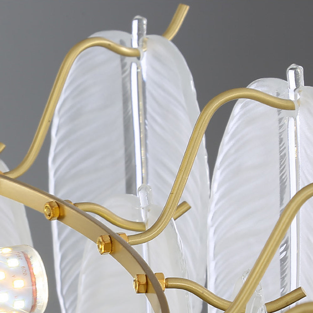Kirsten Lampada a Sospensione Perla/Vetro/Metallo Bianco Elegante Camera da Letto
