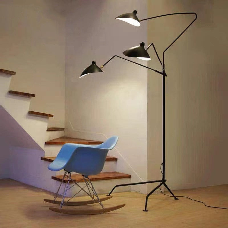 Arisha Industria Design LED Lampade da Terra Metallo Salotto/Studio