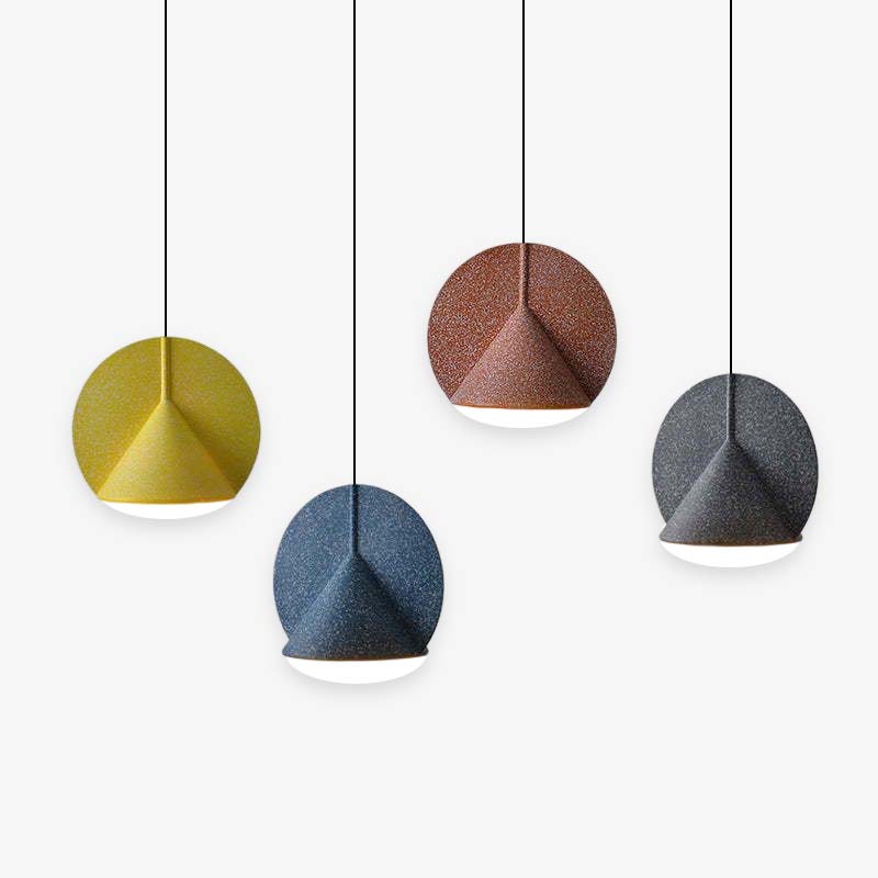 Valentina Moderno Minimalismo LED Lampada a Sospensione Grigio/Blu/Giallo Camera da Letto/Sala da Pranzo