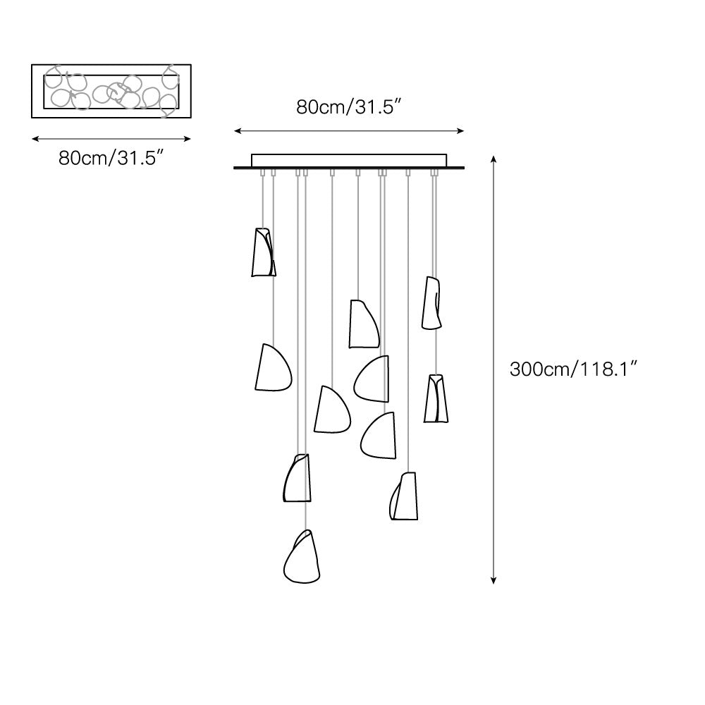 Ulfuvye Porcelain Ceramics Pendant Lamp - Lamp Copper
