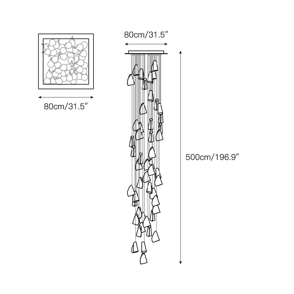 Ulfuvye Porcelain Ceramics Pendant Lamp - Lamp Copper