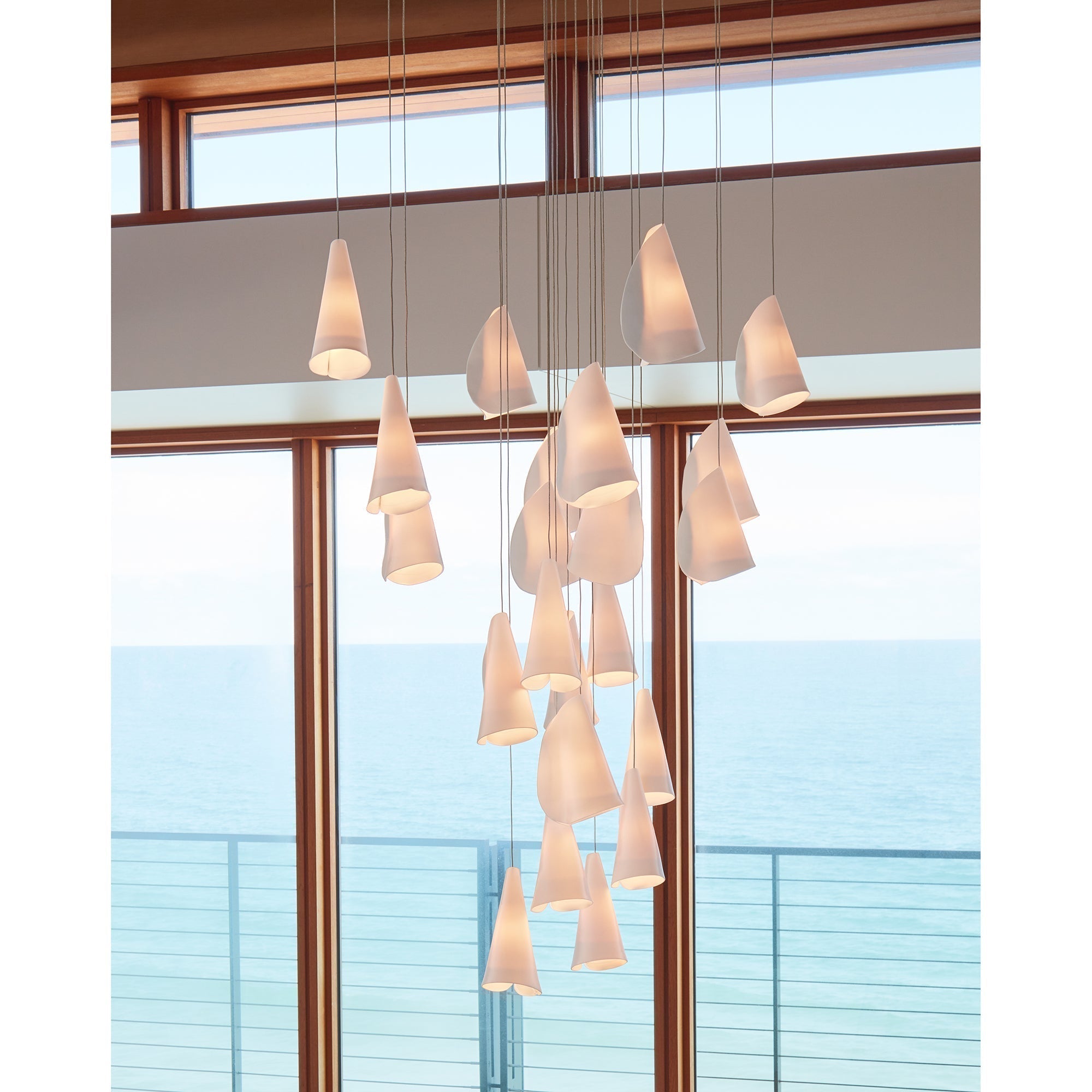 Ulfuvye Porcelain Ceramics Pendant Lamp - Lamp Copper