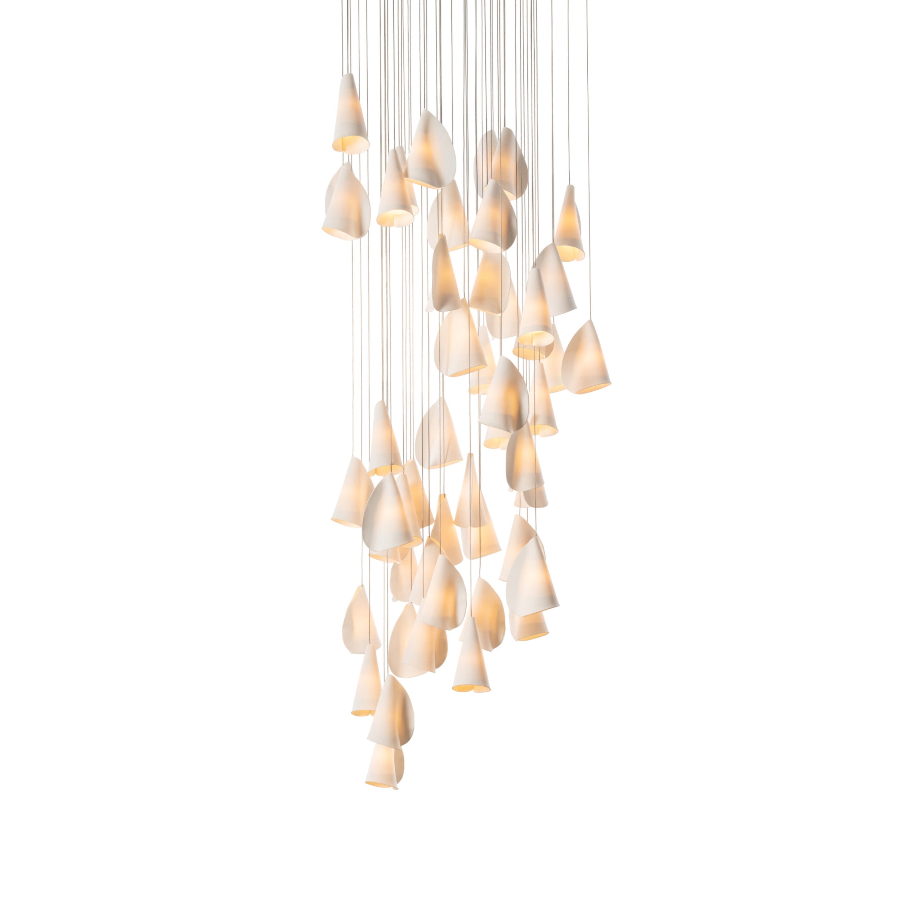Ulfuvye Porcelain Ceramics Pendant Lamp - Lamp Copper