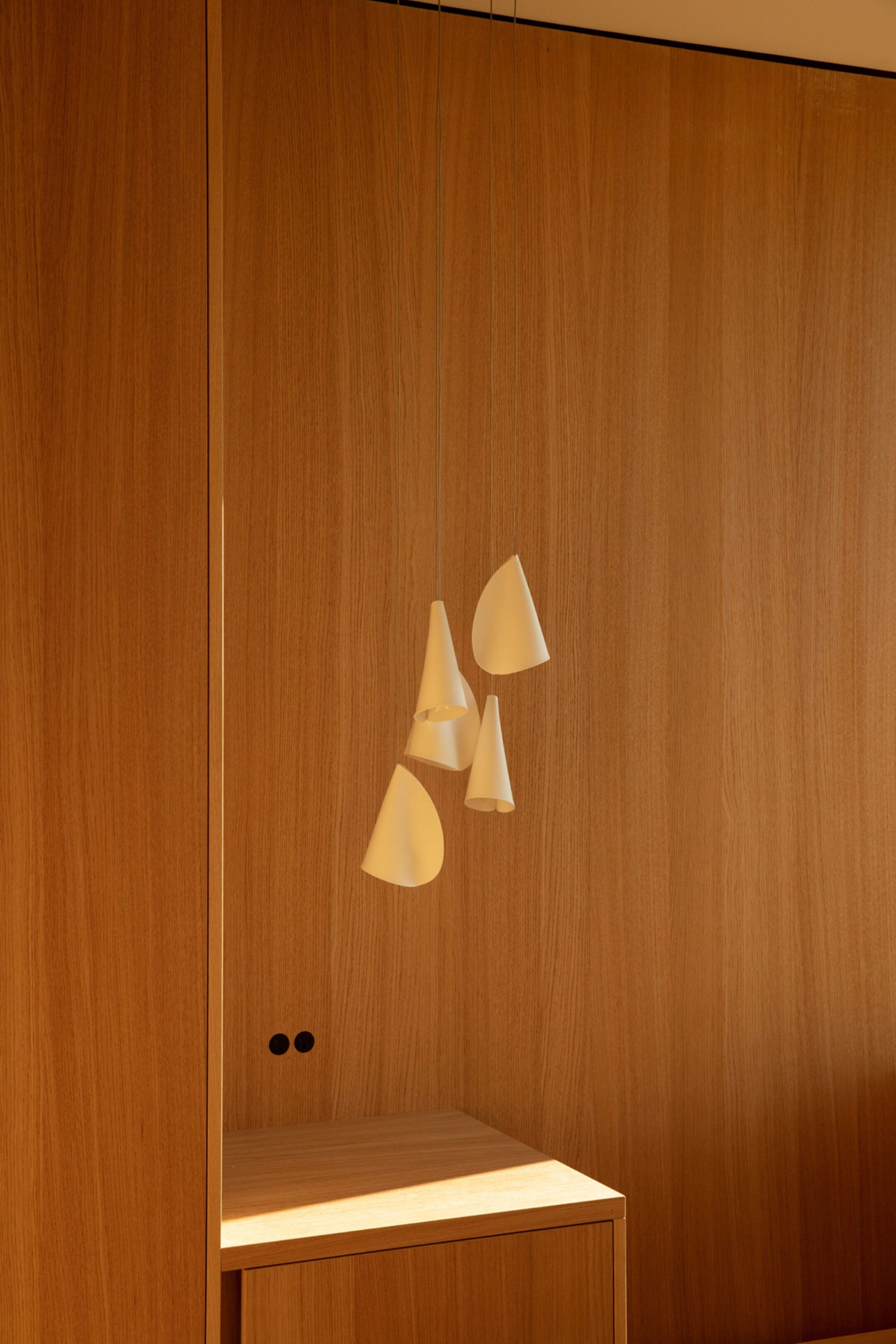 Ulfuvye Porcelain Ceramics Pendant Lamp - Lamp Copper