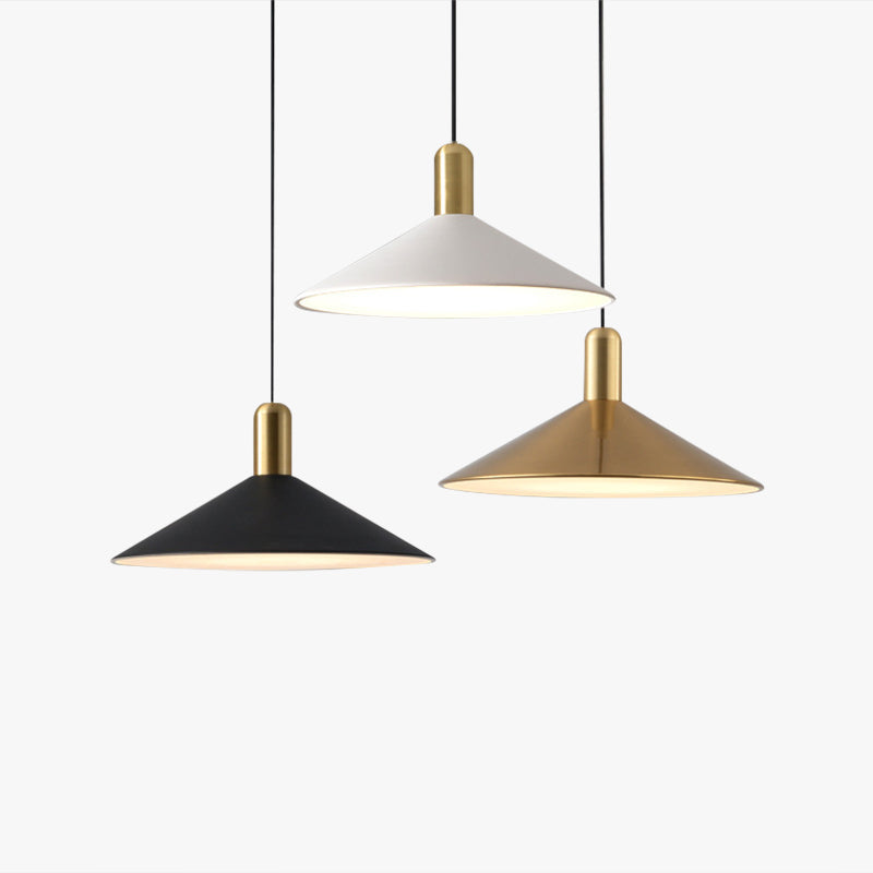Arisha Vintage LED Lampada a Sospensione Metallo/Acrilico Bianco\Nero\Oro Soggiorno/Camera da Letto