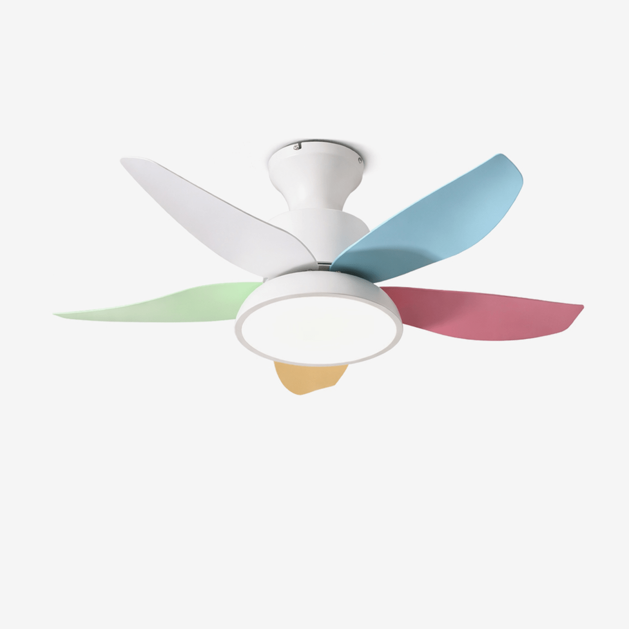 Ventilatore da Soffitto con Luce Milo Brezza Colorata con LED integrato