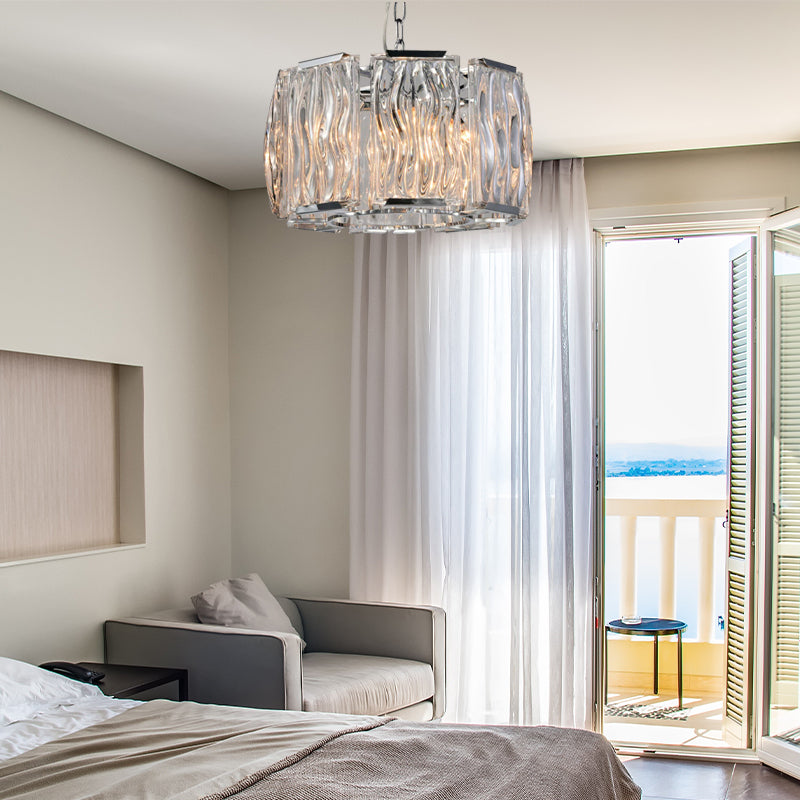 Marilyn Moderno LED Speciale Lampadario Cristallo Cancella/Champagne Soggiorno/Camera da Letto