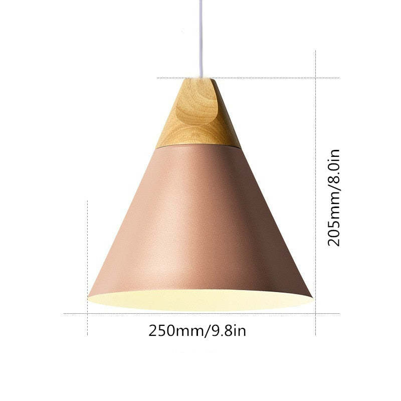 Valentina Moderno Semplice LED Lampada a Sospensione Multi-Forme Legno/Metallo Soggiorno/Camera da Letto/Cucina