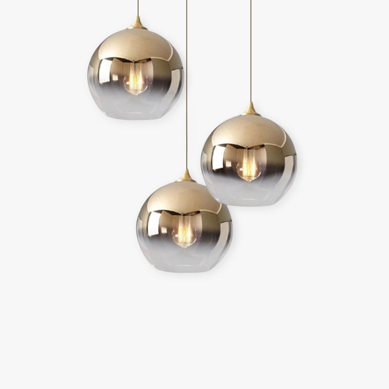 Levy Design LED Lampada a Sospensione Globo Oro/Argento/Oro Rosa Soggiorno/Camera da Letto