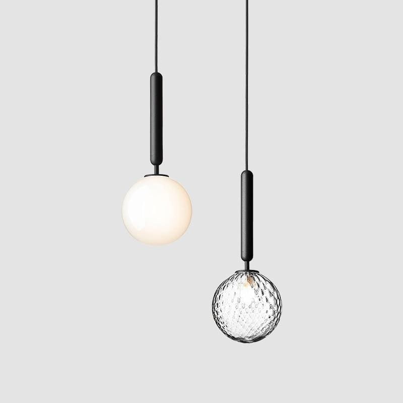 Valentina Moderno LED Vetro Palla Lampade a Sospensione Bianco/Chiaro