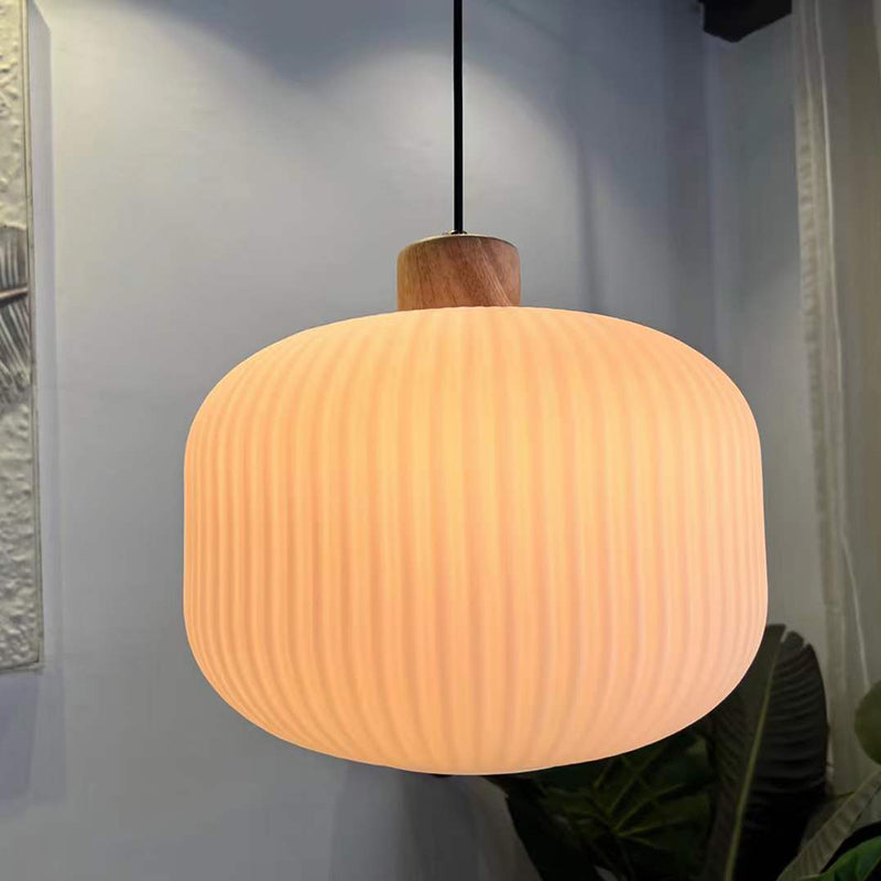 Muto Moderno Legno/Vetro Lampade a Sospensione Bianco Soggiorno Camera da Letto