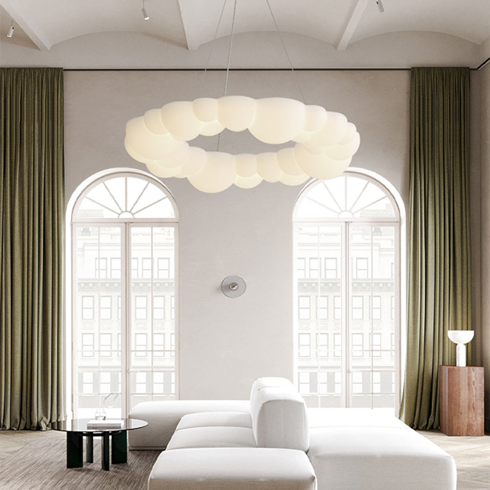Arisha Moderne LED Plafoniere Telecomando Dimmable Metallo/Acrilico Bianco Soggiorno