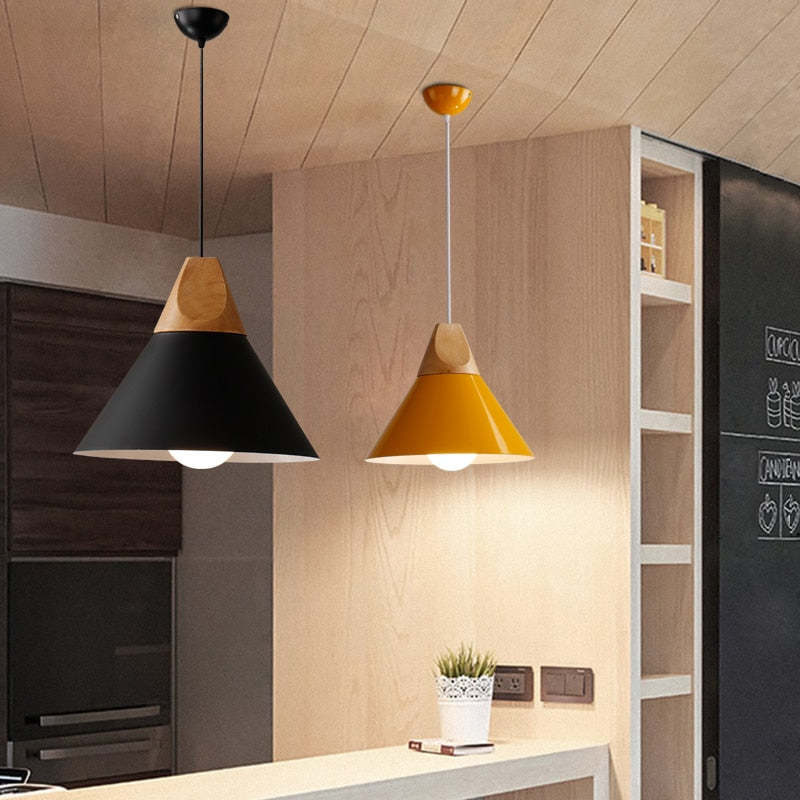 Valentina Moderno Semplice LED Lampada a Sospensione Multi-Forme Legno/Metallo Soggiorno/Camera da Letto/Cucina