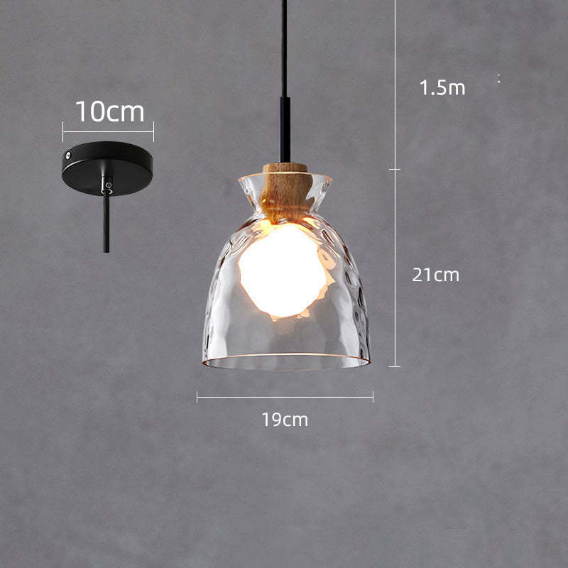Arisha Minimalista LED Design Vetro Lampade a Sospensione Trasparente Soggiorno/Camera da Letto