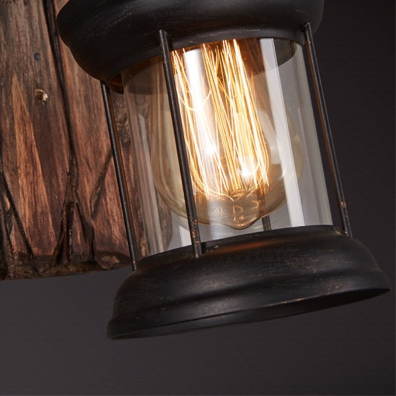 Silva Vintage Minimalismo LED Applique Metallo Nero/Bronzo Soggiorno/Camera da Letto