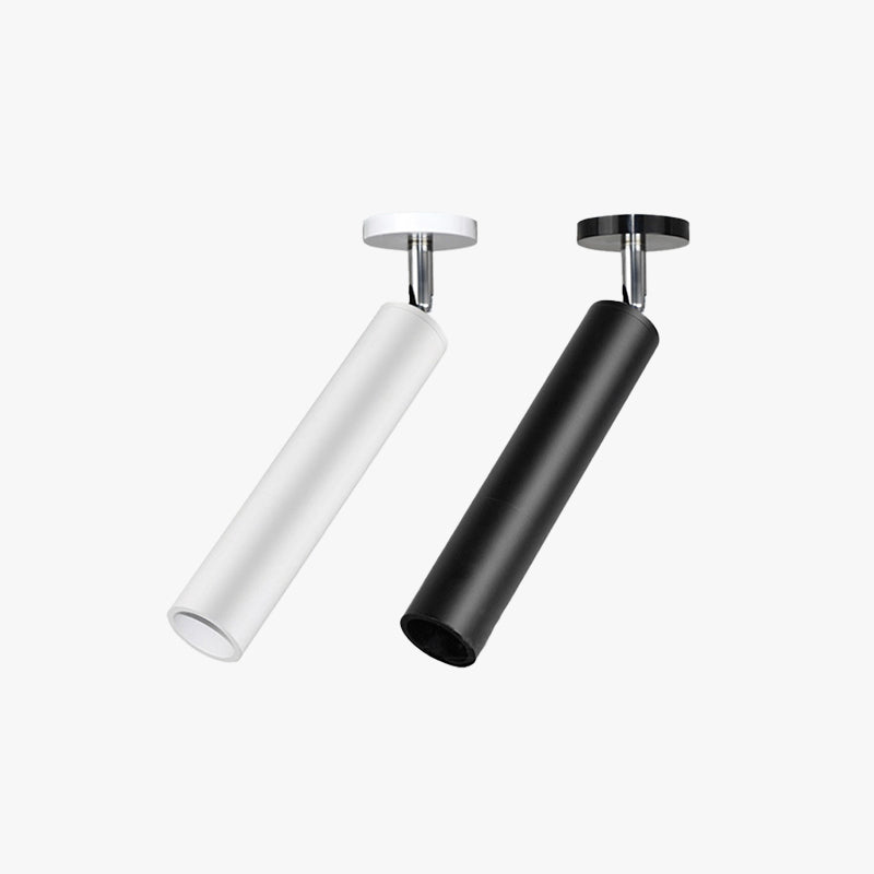 Arisha Moderna LED Tubo Lungo Plafoniera Metallo Nero/Bianco Soggiorno/Camera da Letto
