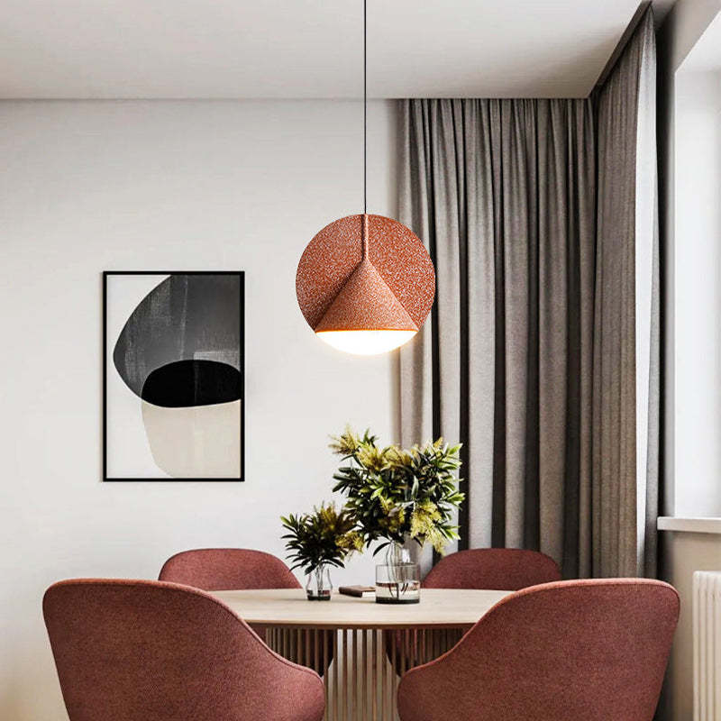 Valentina Moderno Minimalismo LED Lampada a Sospensione Grigio/Blu/Giallo Camera da Letto/Sala da Pranzo